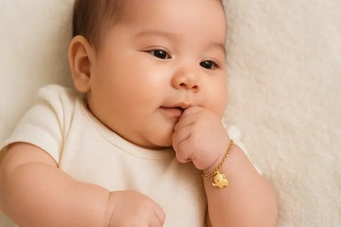 Model Gelang Emas Bayi 1 Gram