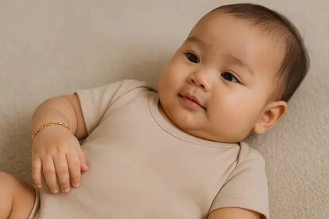 Model Gelang Emas Bayi 1 Gram