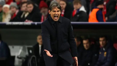 Pelatih Inter Milan, Simone Inzaghi. (AFP/Paul Eliis)