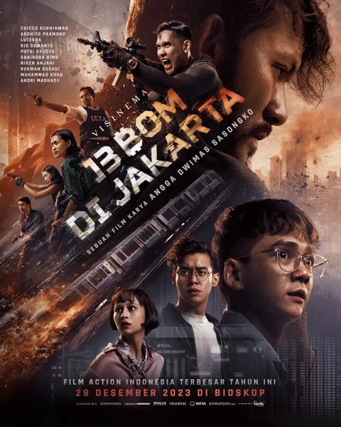 Salah satu adegan laga yang dimainkan Iko Uwais dalam film action The Raid.