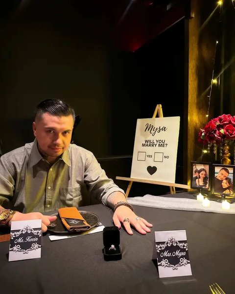 Potret bahagia Mawar AFI dilamar kekasih. (sumber: Instagram/mysamawar)