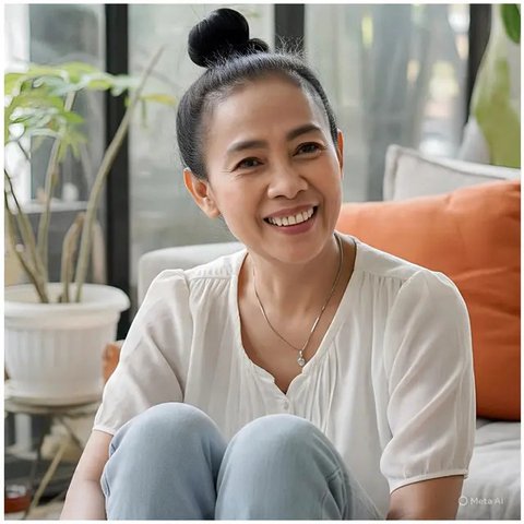 Gaya rambut retro untuk dicoba di 2025 untuk tampilan yang berani. Ilustrasi MetaAI