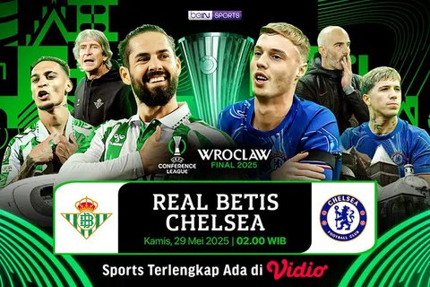 Final Conference League - Real Betis Vs Chelsea - Duel Pemain (Bola.com/Adreanus Titus)