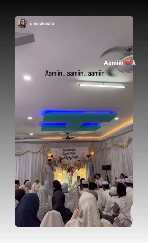 Haldy berdoa memohon agar diberi kesehatan, kemudahan, dan kelancaran hingga kembali ke Tanah Air dengan selamat. Ia juga berharap ibadah mereka diterima dan menjadi haji yang mabrur.