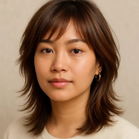 Model Rambut Layer Korea (Foto: ChatGPT)