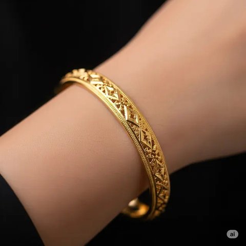 Model Gelang Emas Terbaru. Foto: Gemini