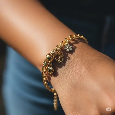 Model Gelang Emas Terbaru. Foto: Gemini