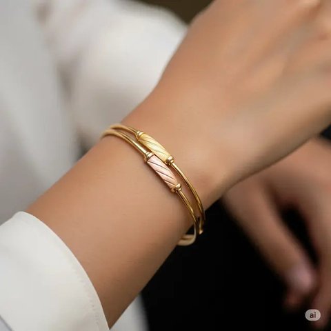 Model Gelang Emas Terbaru. Foto: Gemini