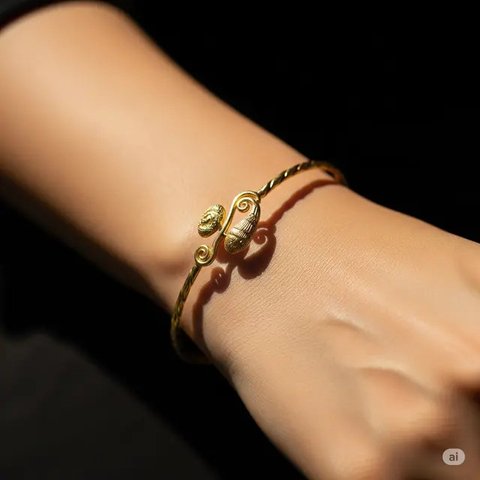 Model Gelang Emas Terbaru. Foto: Gemini