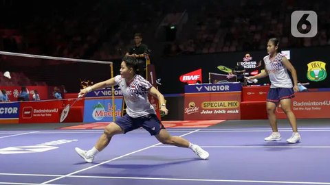 FOTO: Aksi Apriyani/Febi Libas Wakil Taiwan di Indonesia Open 2025