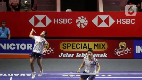FOTO: Aksi Apriyani/Febi Libas Wakil Taiwan di Indonesia Open 2025