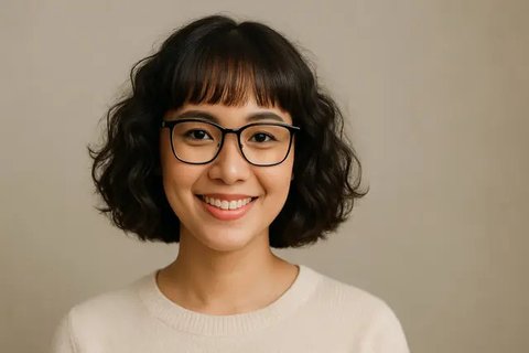 Potongan Rambut Pendek Keriting Mengembang