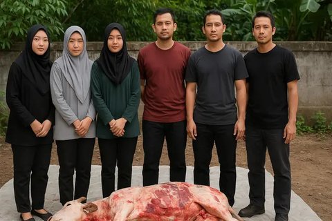 Rekomendasi Baju untuk Panitia Qurban Biar Enggak Ribet saat Potong Daging (Foto: ChatGPT)