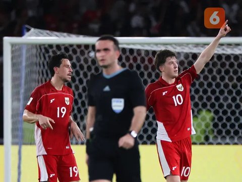 Starting XI Timnas Indonesia saat menghadapi Bahrain dalam laga Kualifikasi Piala Dunia 2026 zona Asia di Stadion Utama Gelora Bung Karno (SUGBK) Senayan, Jakarta, Selasa (25/3/2025) malam WI