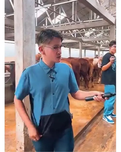 Artis Kurban Sapi di Idul Adha 2025. (sumber: Instagram/raffinagita1717)