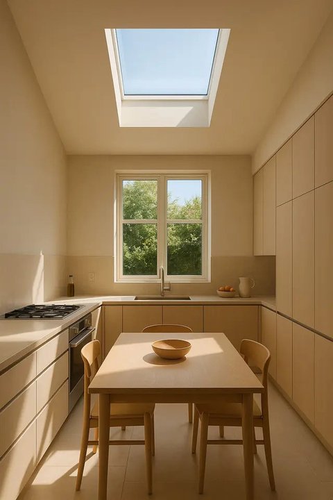 Model Atap Rumah Skylight untuk Pencahayaan Alami (Foto: ChatGPT)