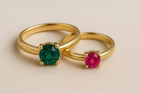 7 Model Cincin Kembar Ibu dan Anak Perempuan, Simbol Cinta Sepanjang Masa (sumber:AI)