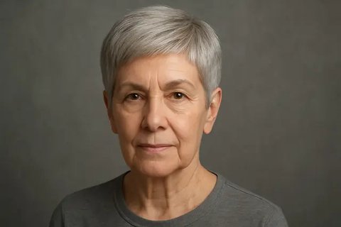 7 Model Rambut Pendek untuk Lansia, Bikin Tampil Segar dan Tetap Elegan di Usia Matang (sumber:AI)