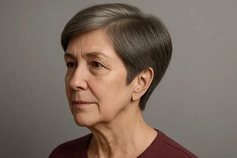 7 Model Rambut Pendek untuk Lansia, Bikin Tampil Segar dan Tetap Elegan di Usia Matang (sumber:AI)