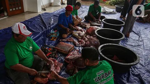 Sekitar 25 ribu warga terdaftar dan berhak mendapatkan daging kurban dari RPH Masjid Istiqlal. (Liputan6.com/Herman Zakharia)