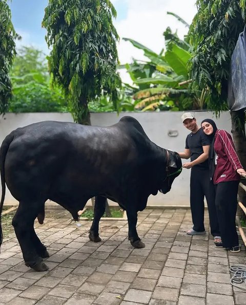 Sejumlah artis rayakan Idul Adha dengan hewan kurban. Dewi Perssik tak hanya berkurban tapi ikut motong daging. Raffi Ahmad berbagi dengan Sonny Septian. (Foto: Dok. Instagram @raffinagita