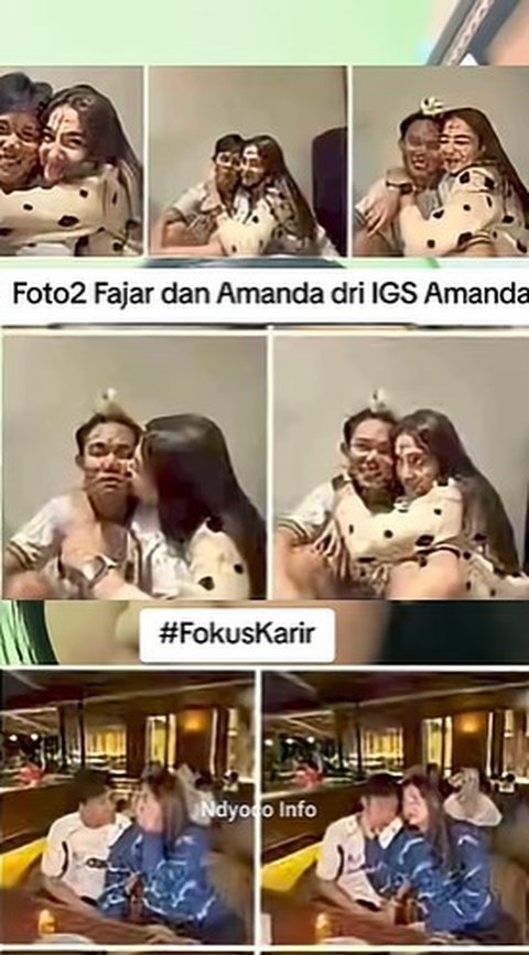 Sampai akhirnya muncul lah foto kemesraan Fajar dengan artis cantik Amanda Lucson. Keduanya juga sempat divideokan tengah kencan bareng. Gara-gara ini, Amanda pun langsung dibilang netizen sebagai selingkuhan Fajar.