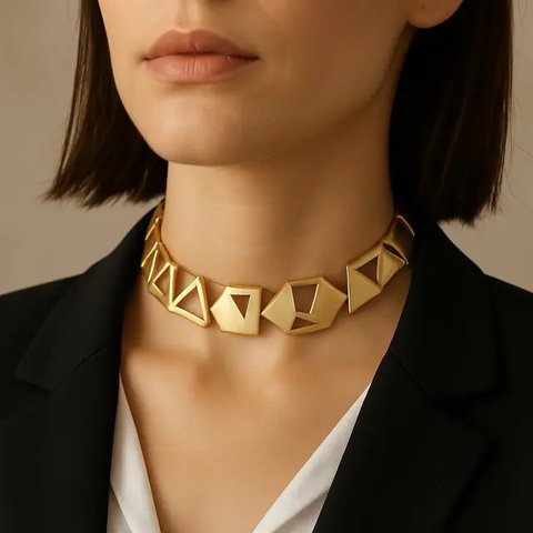 Model Kalung Choker Emas Terbaru (Foto: ChatGPT)