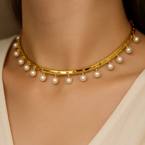 Model Kalung Choker Emas Terbaru (Foto: ChatGPT)