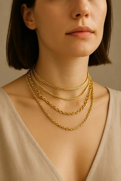 Model Kalung Choker Emas Terbaru (Foto: ChatGPT)