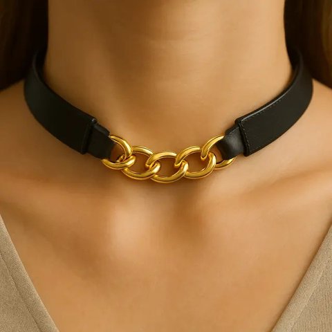 Model Kalung Choker Emas Terbaru (Foto: ChatGPT)