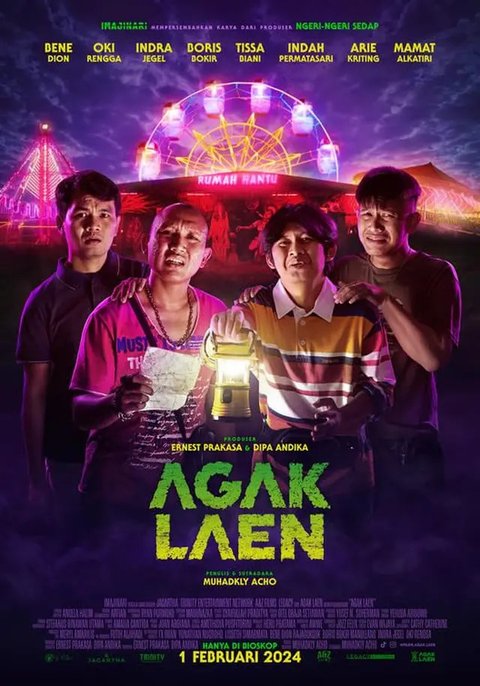 Angin segar berembus ke tangga box office Indonesia awal Februari 2024. Hari pertama, film Agak Laen dan Kereta Berdarah tembus 100 ribuan penonton. (Foto: Dok. Imajinari)