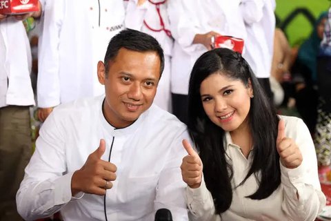 Agus Harimurti Yudhoyono - Annisa Pohan. (Nurwahyunan/Bintang.com)