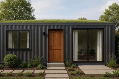 7 Inspirasi Rumah Tanpa Atap Genteng, Tampil Modern dan Anti Mainstream (sumber:AI)