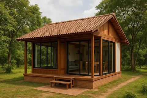 14 Gambar Rumah Sederhana Ukuran 6x9 di Kampung, Cocok untuk Hunian Nyaman dan Hemat Biaya (sumber:AI)