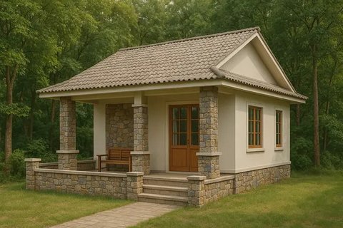 14 Gambar Rumah Sederhana Ukuran 6x9 di Kampung, Cocok untuk Hunian Nyaman dan Hemat Biaya (sumber:AI)