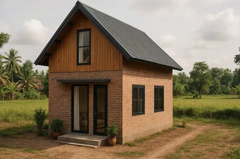 14 Gambar Rumah Sederhana Ukuran 6x9 di Kampung, Cocok untuk Hunian Nyaman dan Hemat Biaya (sumber:AI)