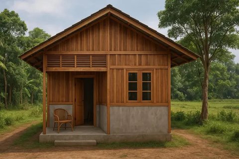 14 Gambar Rumah Sederhana Ukuran 6x9 di Kampung, Cocok untuk Hunian Nyaman dan Hemat Biaya (sumber:AI)