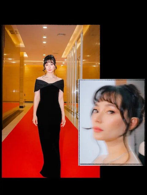 Salah satu potret Asmirandah kala menghadiri acara bersama Jonas Rivanno beredar di medsos dan jadi sorotan publik. Beragam komentar tertuju padanya. (Foto: Billy Arlian dari Instagram @asmir