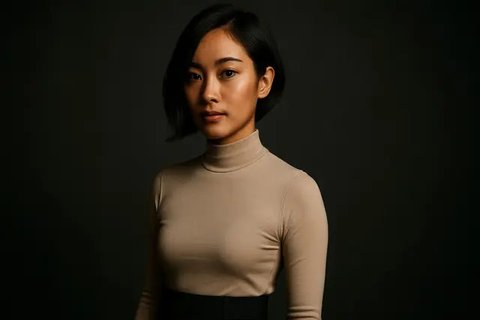 7 Model Rambut French Bob Cocok untuk Wajah Mungil dan Gaya Busana Retro (sumber:AI)