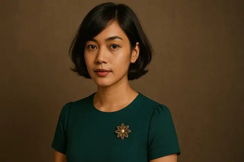 7 Model Rambut French Bob Cocok untuk Wajah Mungil dan Gaya Busana Retro (sumber:AI)