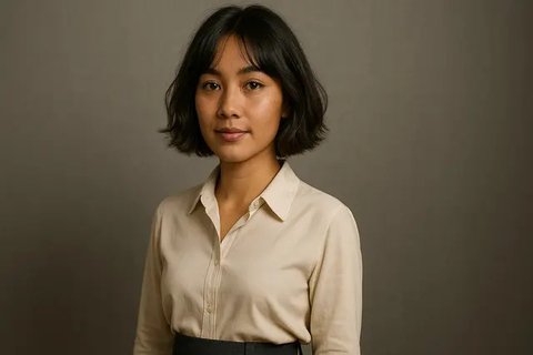 7 Model Rambut French Bob Cocok untuk Wajah Mungil dan Gaya Busana Retro (sumber:AI)