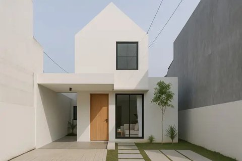 Rumah Cantik di Lahan Terbatas (Foto: ChatGPT)