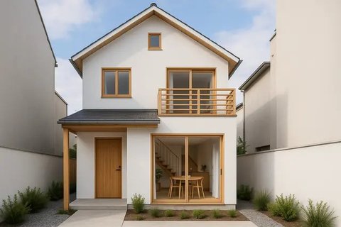 Rumah Cantik di Lahan Terbatas (Foto: ChatGPT)