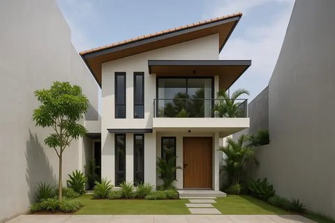Rumah Cantik di Lahan Terbatas (Foto: ChatGPT)