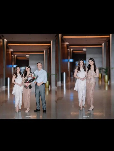 Potret momen kelulusan SMA Sydney anak Cut Tari. (sumber: Instagram/gradulens)