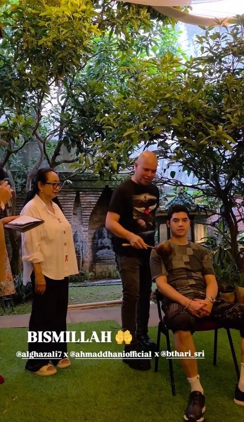 7 Momen Gladi Siraman Al Ghazali dan Ahmad Dhani Tanpa Kehadiran Maia Estianty, Ekspresi Wajah Calon Manten Jadi Sorotan