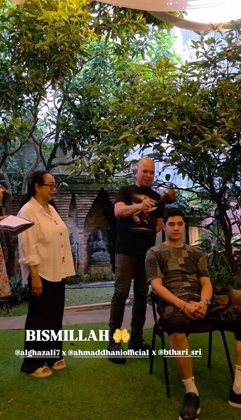 7 Momen Gladi Siraman Al Ghazali dan Ahmad Dhani Tanpa Kehadiran Maia Estianty, Ekspresi Wajah Calon Manten Jadi Sorotan