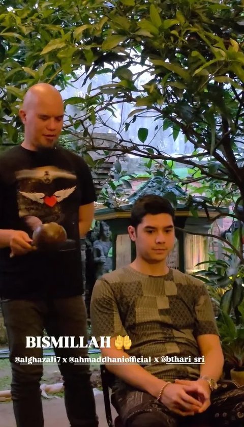 7 Momen Gladi Siraman Al Ghazali dan Ahmad Dhani Tanpa Kehadiran Maia Estianty, Ekspresi Wajah Calon Manten Jadi Sorotan