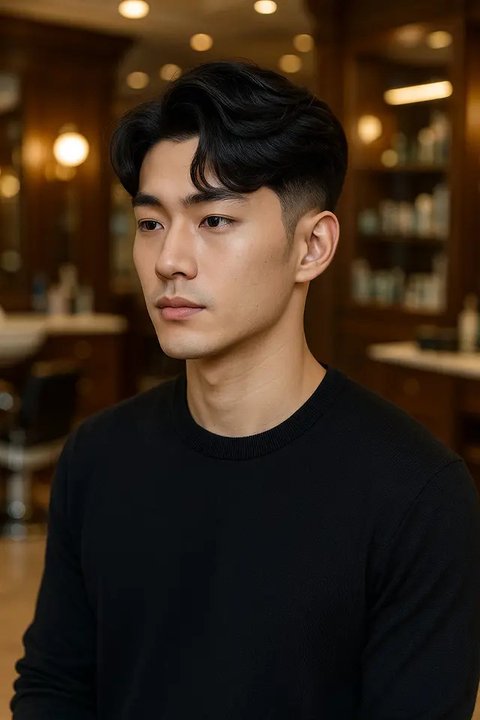 Model Potongan Rambut Pria Comma Hair x Taper/AI