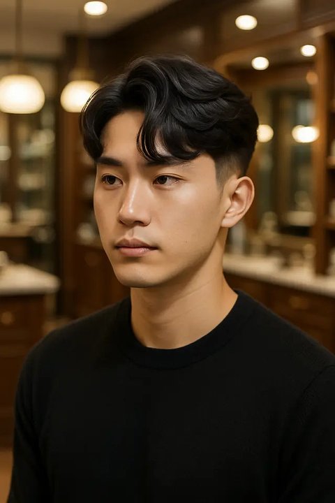 Model Potongan Rambut Pria Comma Hair x Taper/AI
